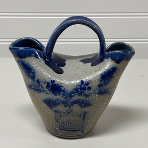 Ingrid Blue Stoneware Toothbrush Holder